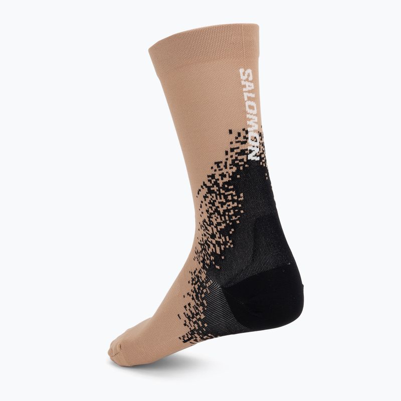 Skarpety Salomon Gravel Crew burro/black/vanilla ice 2