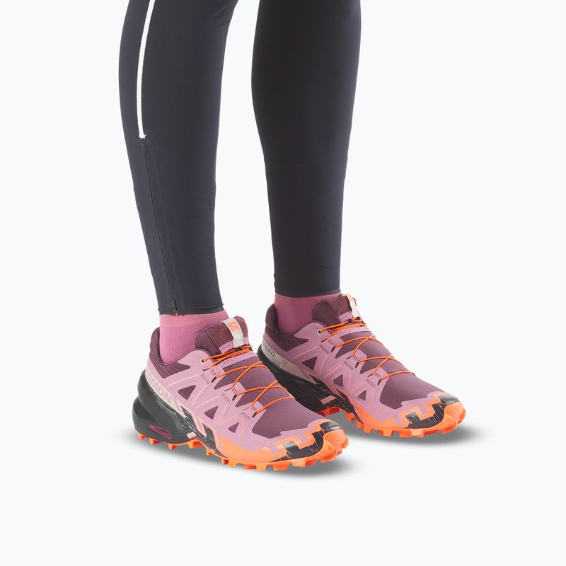 Buty do biegania damskie Salomon Speedcross 6 huckleberry/dusky orchid 6