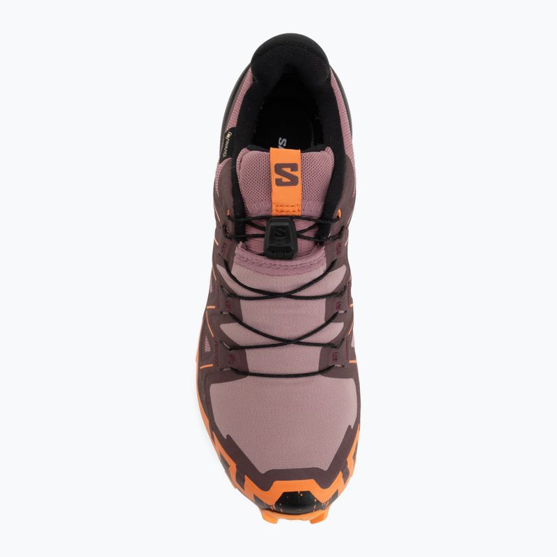 Buty do biegania damskie Salomon Speedcross 6 GTX dusky orchid/huckleberry 5