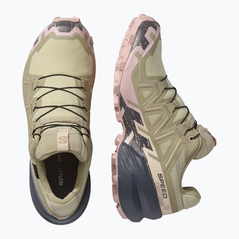 Buty do biegania damskie Salomon Speedcross 6 GTX eucalyptus/slate green 2