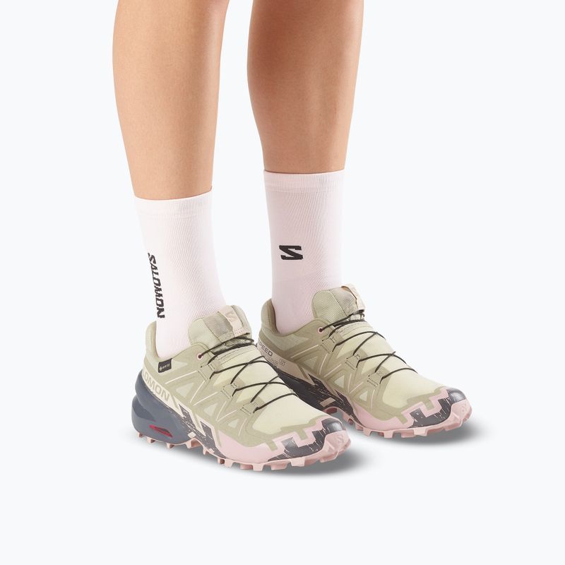 Buty do biegania damskie Salomon Speedcross 6 GTX eucalyptus/slate green 5