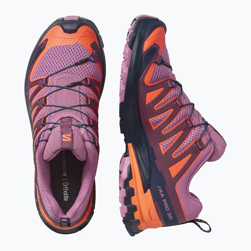 Buty do biegania damskie Salomon XA Pro 3D V9 dusky orchid/huckleberry 3