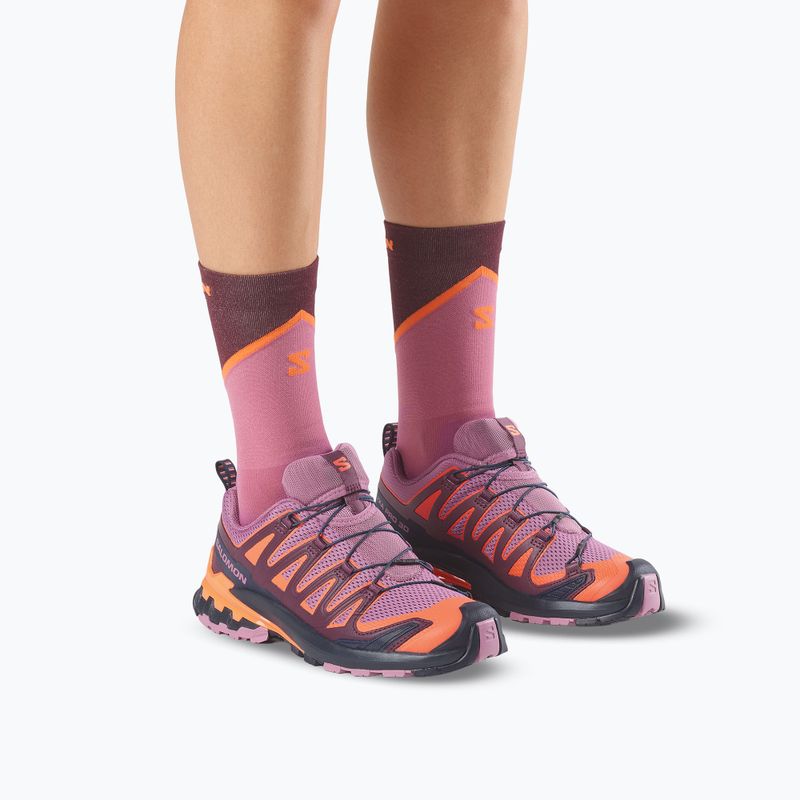 Buty do biegania damskie Salomon XA Pro 3D V9 dusky orchid/huckleberry 6