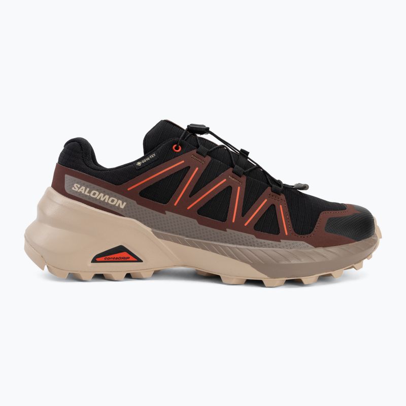 Buty do biegania męskie Salomon Speedcross Peak GTX black/oxford tan 2