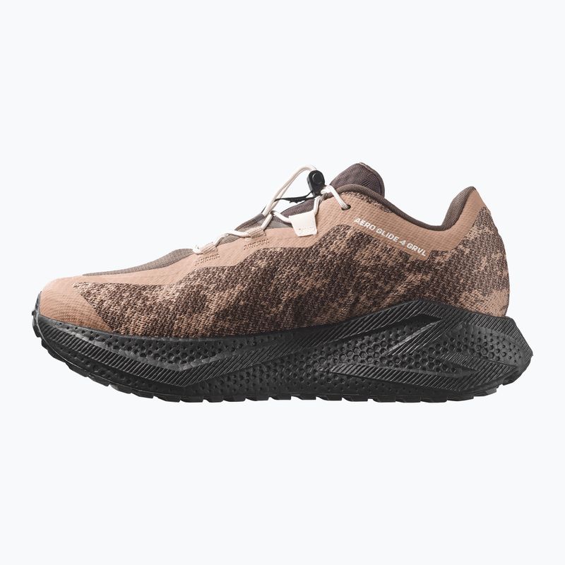 Buty do biegania męskie Salomon Aero Glide 4 GRVL burro/black 3