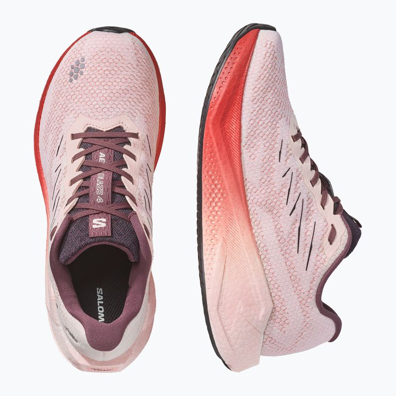 Buty do biegania damskie Salomon Aero Blaze 4 vanilla ice/huckleberry 3
