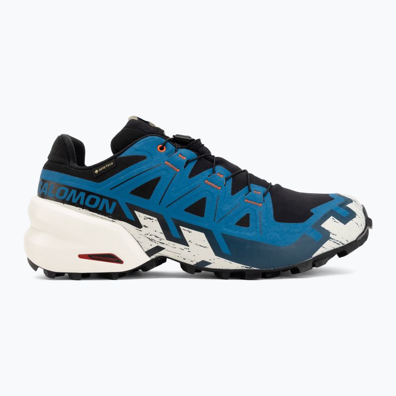 Buty do biegania męskie Salomon Speedcross 6 GTX black/mykonos blue 2