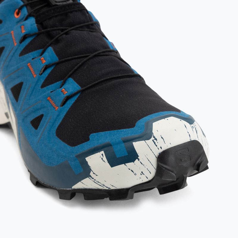 Buty do biegania męskie Salomon Speedcross 6 GTX black/mykonos blue 7
