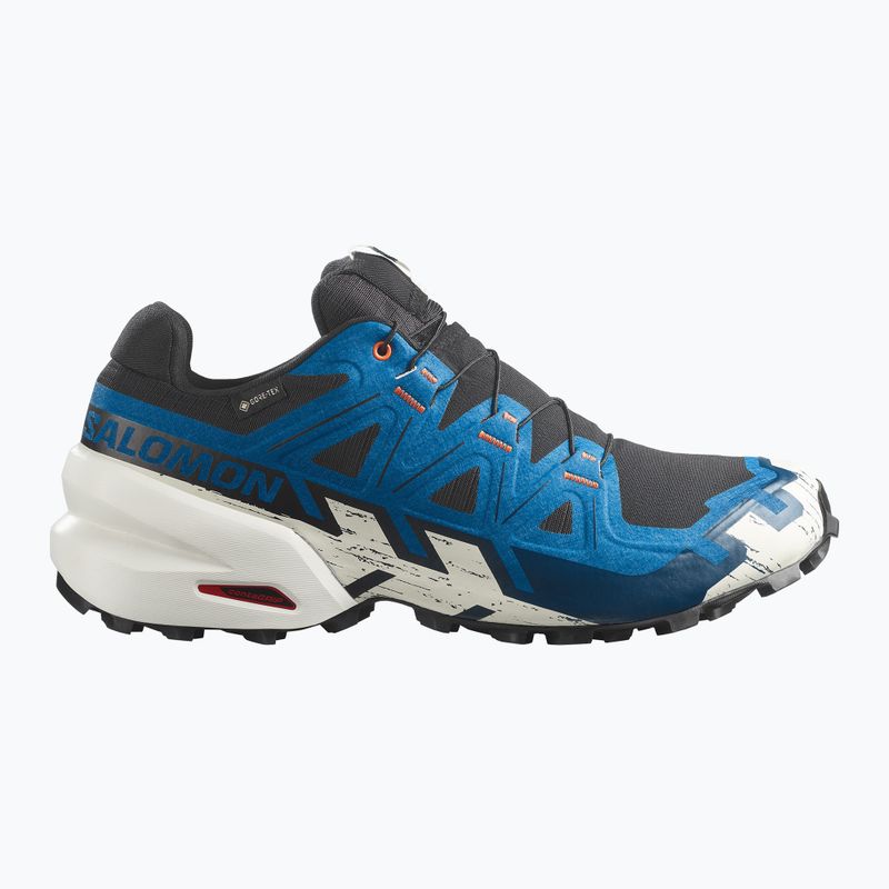 Buty do biegania męskie Salomon Speedcross 6 GTX black/mykonos blue