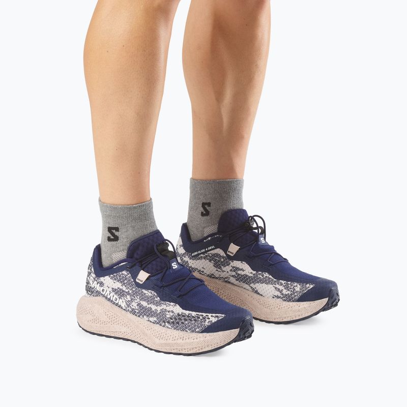 Buty do biegania męskie Salomon Aero Glide 4 GRVL maritime blue/silver cloud 6
