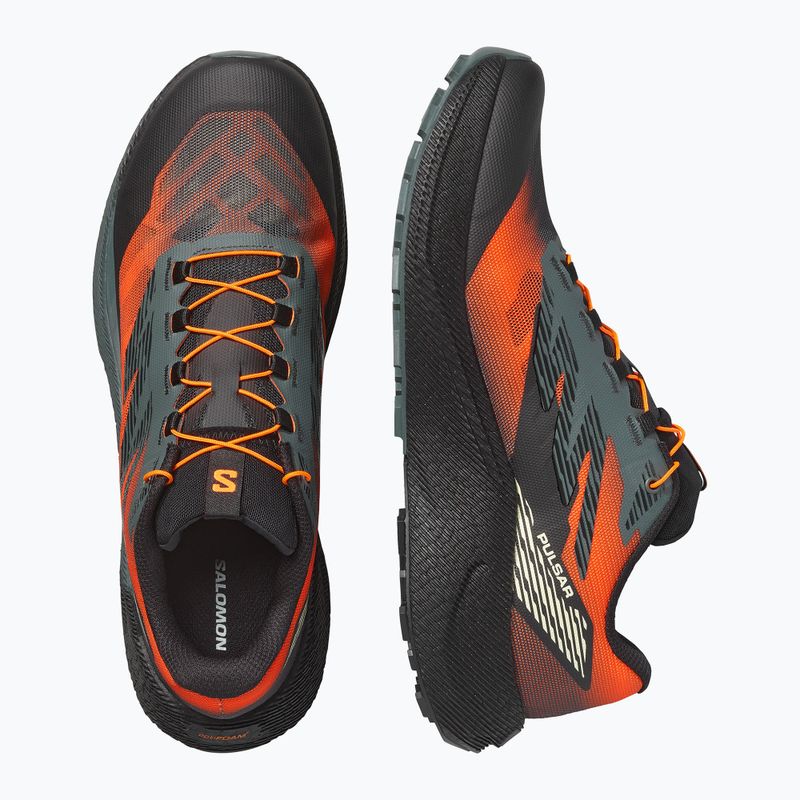 Buty do biegania męskie Salomon Pulsar Quiver urban chic/shocking orange 3