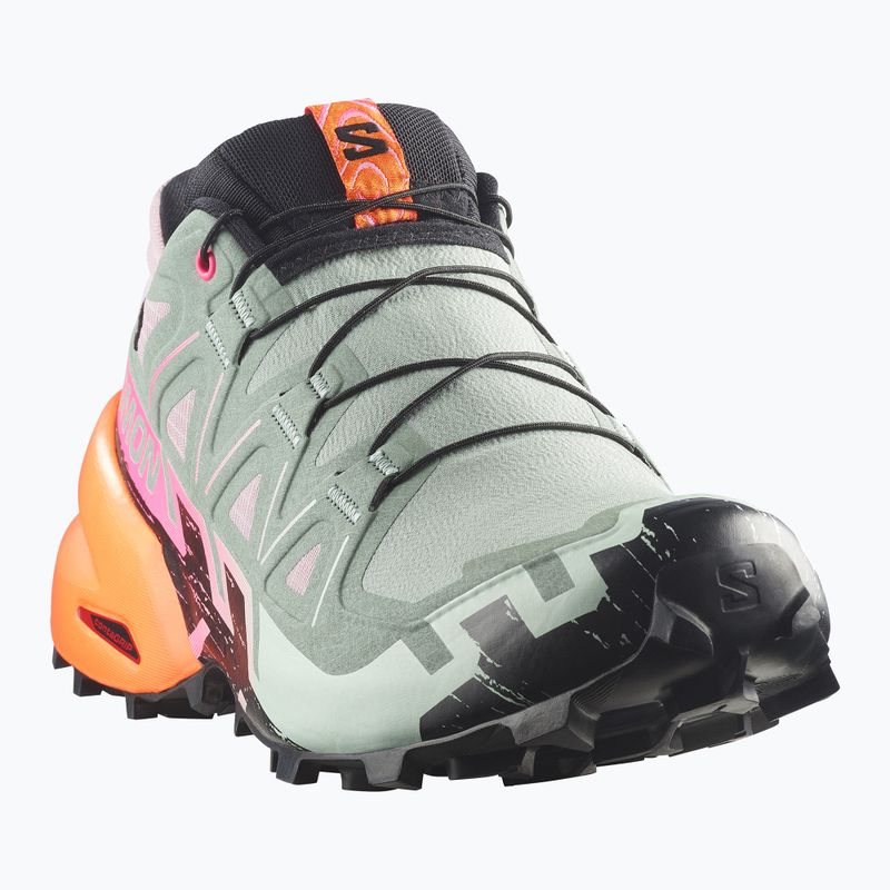 Buty do biegania damskie Salomon Speedcross 6 GTX Icon black/green milieu 2