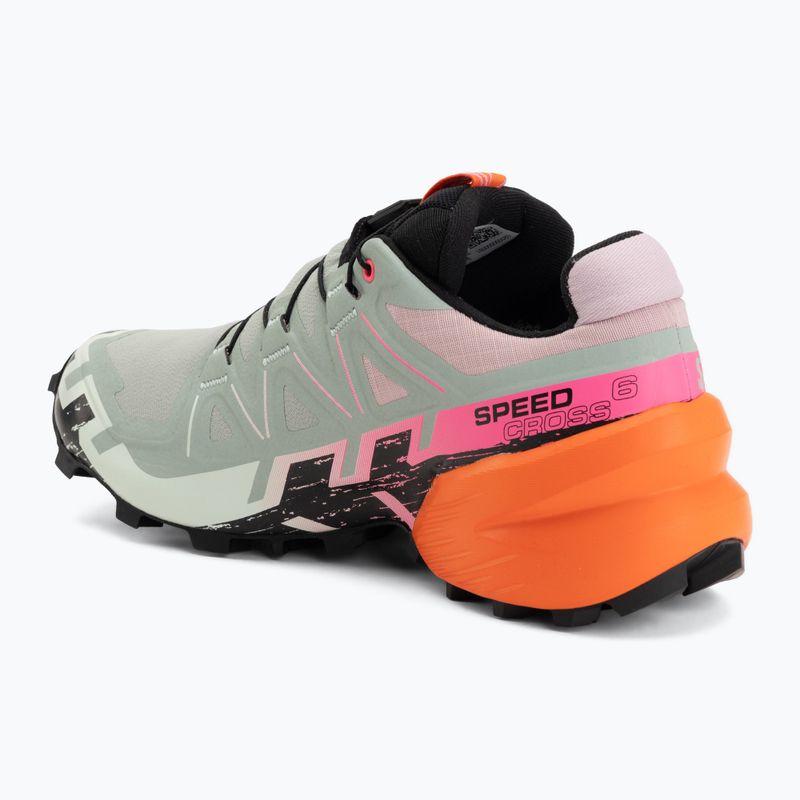 Buty do biegania damskie Salomon Speedcross 6 GTX Icon black/green milieu 3