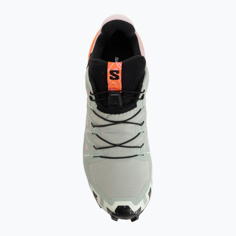 Buty do biegania damskie Salomon Speedcross 6 GTX Icon black/green milieu 5
