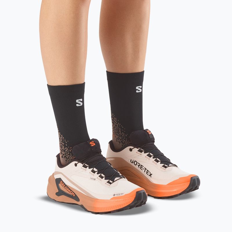Buty do biegania damskie Salomon Genesis 2 GTX rainy day/desert tan 5