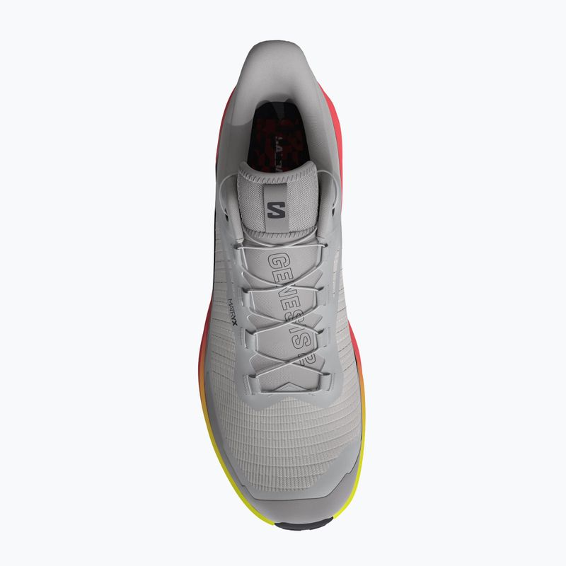 Buty do biegania damskie Salomon Genesis 2 gray violet/safety yellow 3