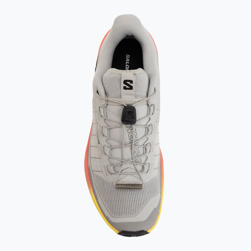 Buty do biegania damskie Salomon Genesis 2 gray violet/safety yellow 5