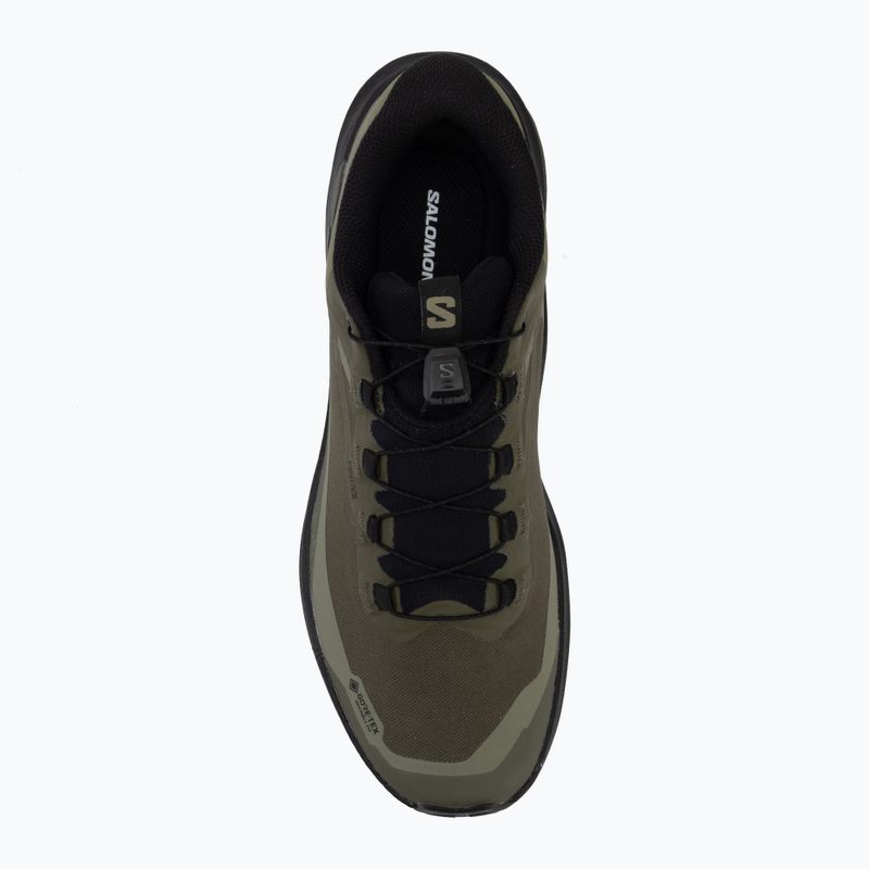 Buty do biegania męskie Salomon Genesis 2 GTX grape leaf/black 5