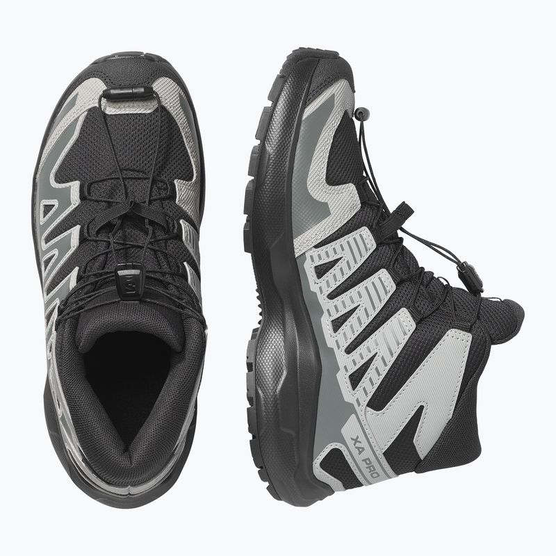 Buty turystyczne dziecięce Salomon XA PRO MID Waterproof black/sedona sage 3