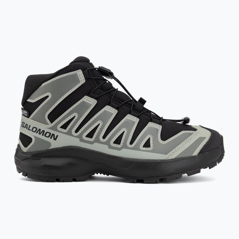 Buty turystyczne dziecięce Salomon XA PRO MID Waterproof black/sedona sage 2