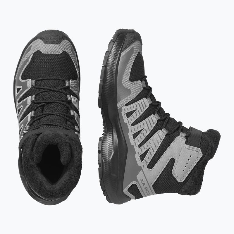 Buty turystyczne dziecięce Salomon XA Pro Winter Waterproof black/castlerock 2