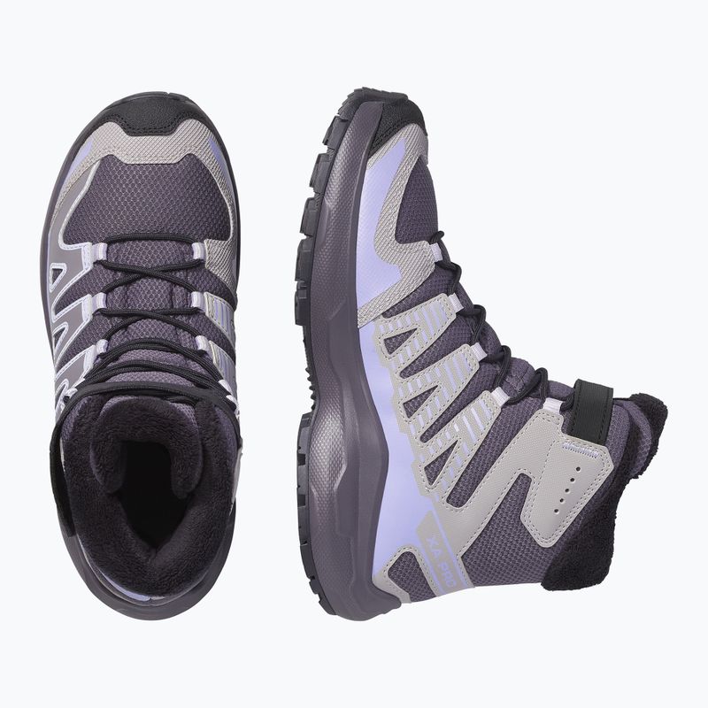 Buty turystyczne dziecięce Salomon XA Pro Winter Waterproof nine iron/gull 2