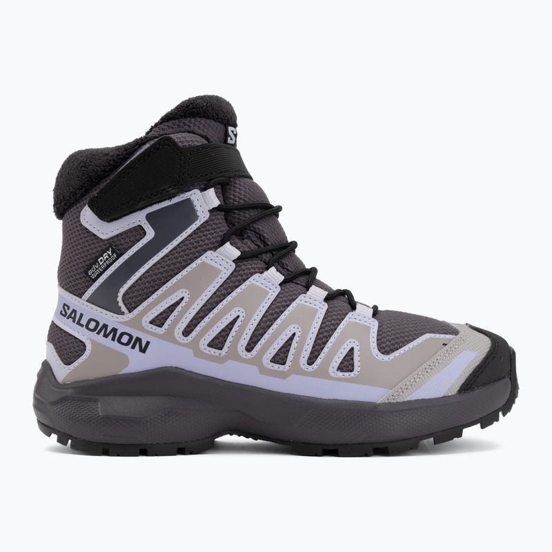 Buty turystyczne dziecięce Salomon XA Pro Winter Waterproof nine iron/gull 2