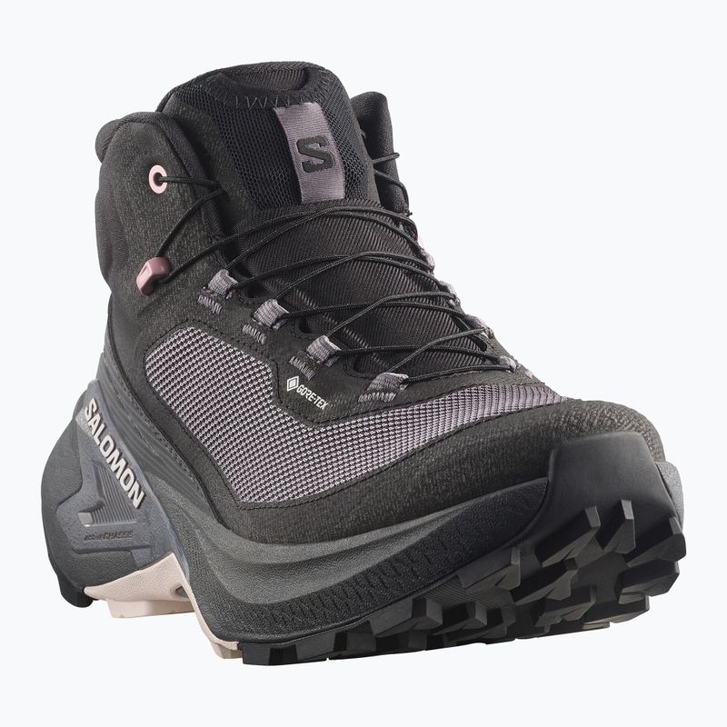 Buty turystyczne damskie Salomon Genesis Mid GTX black/dawn pink