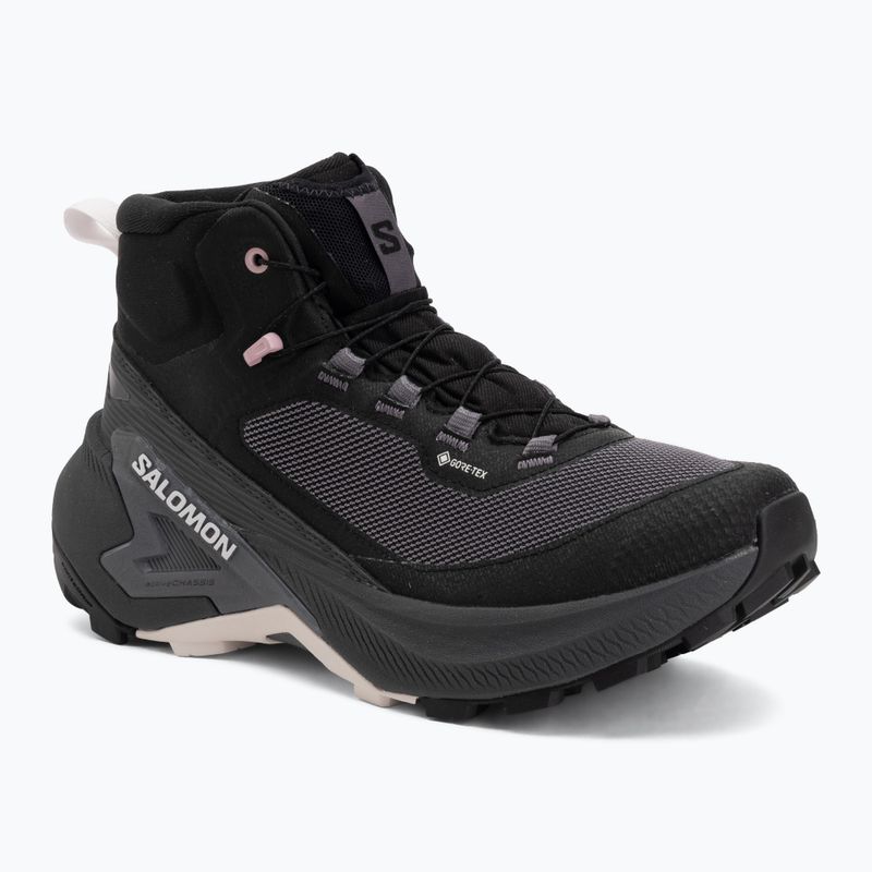 Buty turystyczne damskie Salomon Genesis Mid GTX black/dawn pink