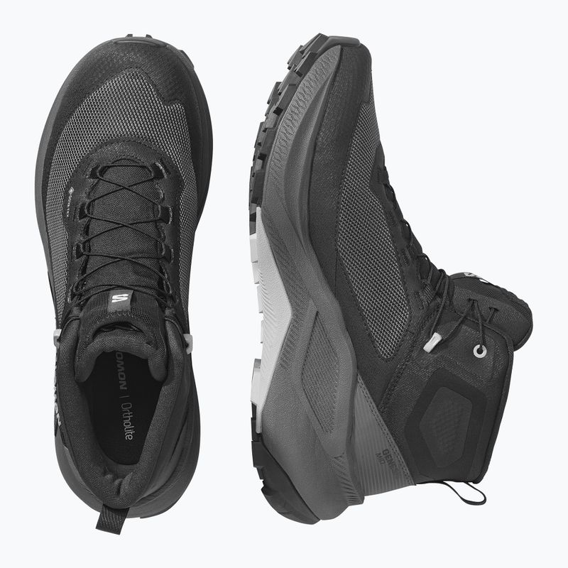 Buty turystyczne męskie Salomon Genesis Mid GTX black/asphalt 3