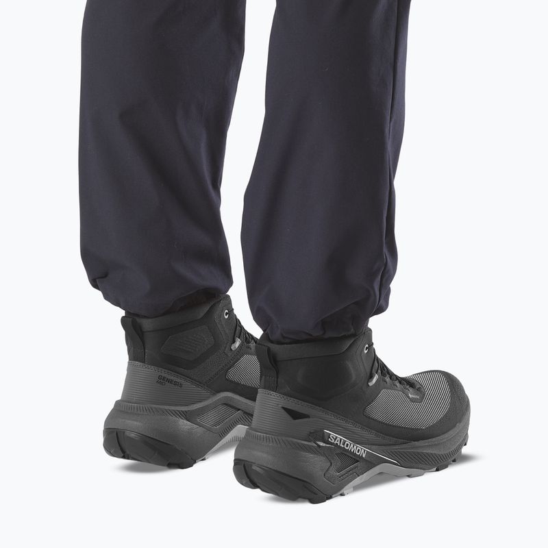 Buty turystyczne męskie Salomon Genesis Mid GTX black/asphalt 5