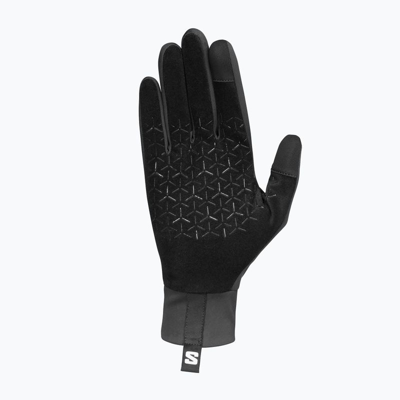 Rękawiczki do biegania Salomon Tech Softshell deep black 2