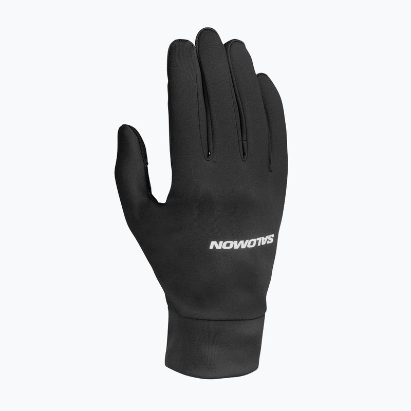 Rękawiczki do biegania Salomon Tech Softshell deep black 3