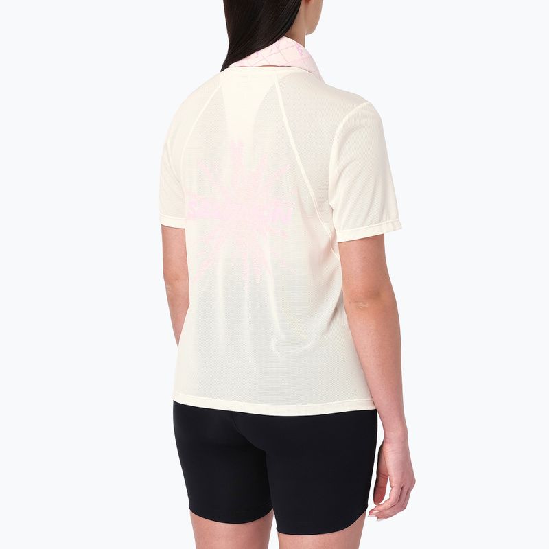 Koszulka do biegania damska Salomon Shakeout Core GFX SS Tee whisper white/pink frosting 2