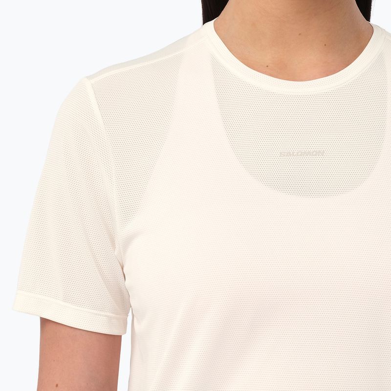 Koszulka do biegania damska Salomon Shakeout Core GFX SS Tee whisper white/pink frosting 3