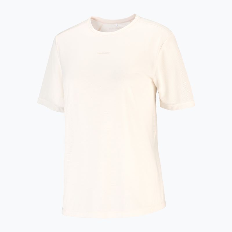 Koszulka do biegania damska Salomon Shakeout Core GFX SS Tee whisper white/pink frosting 5