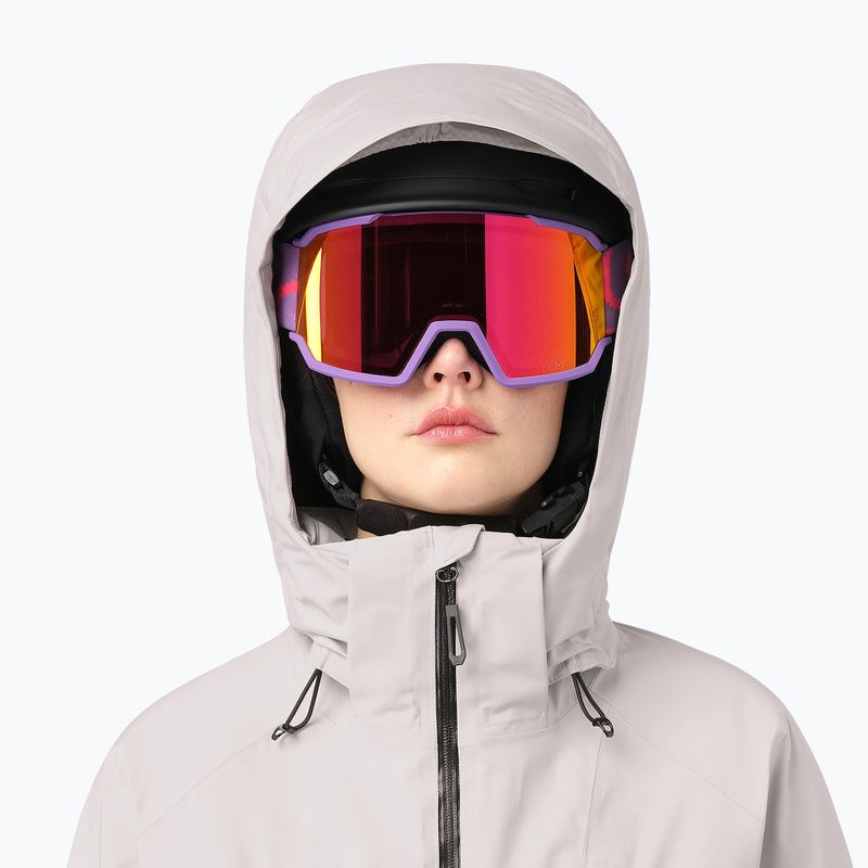 Kurtka narciarska damska Salomon Brilliant 2.0 silver cloud 3