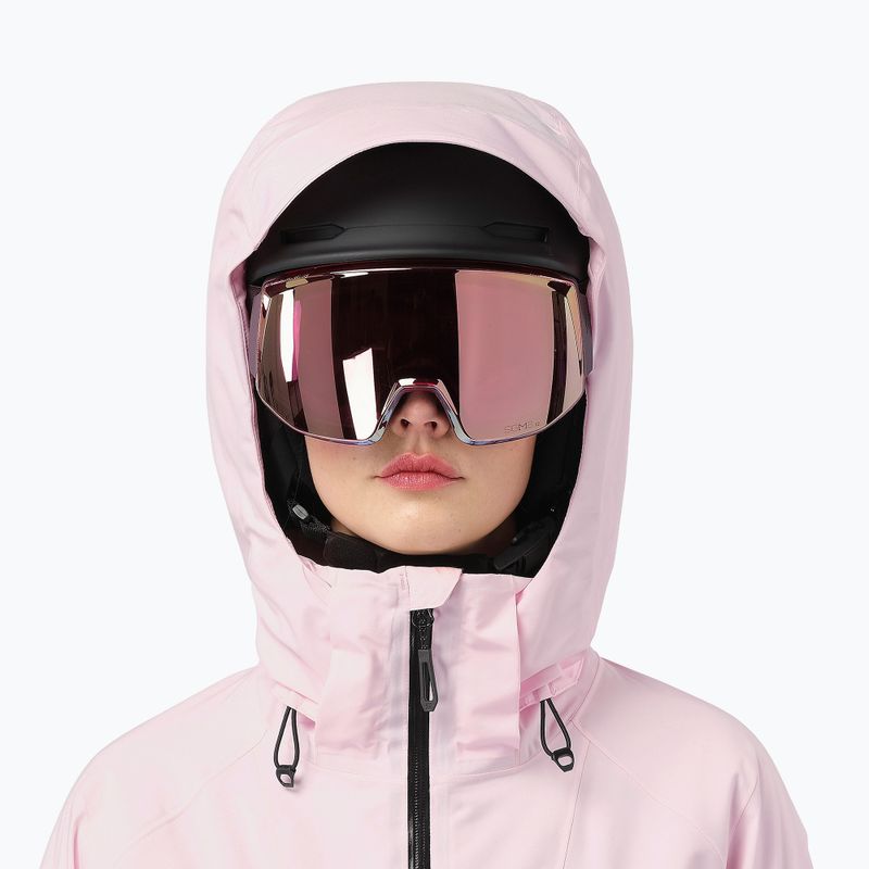 Kurtka narciarska damska Salomon Brilliant 2.0 icy pink 3
