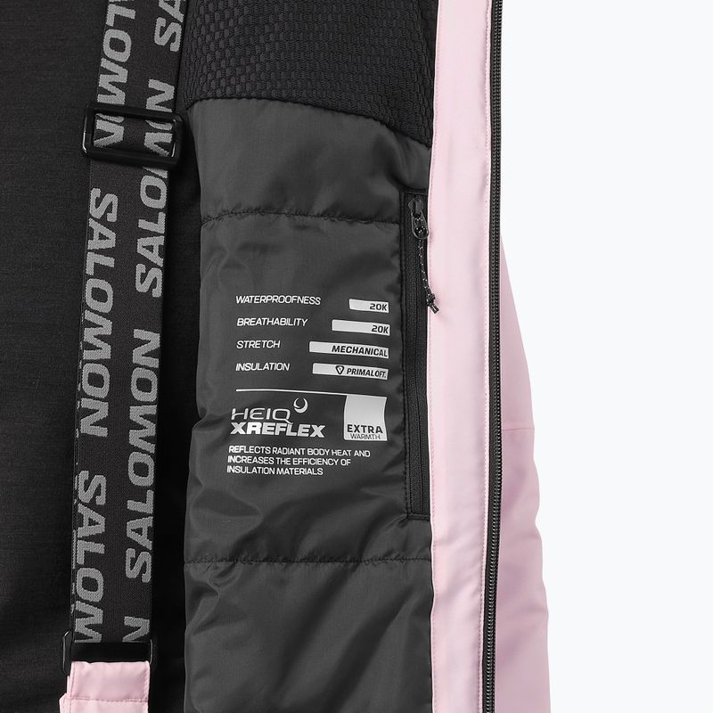Kurtka narciarska damska Salomon Brilliant 2.0 icy pink 6