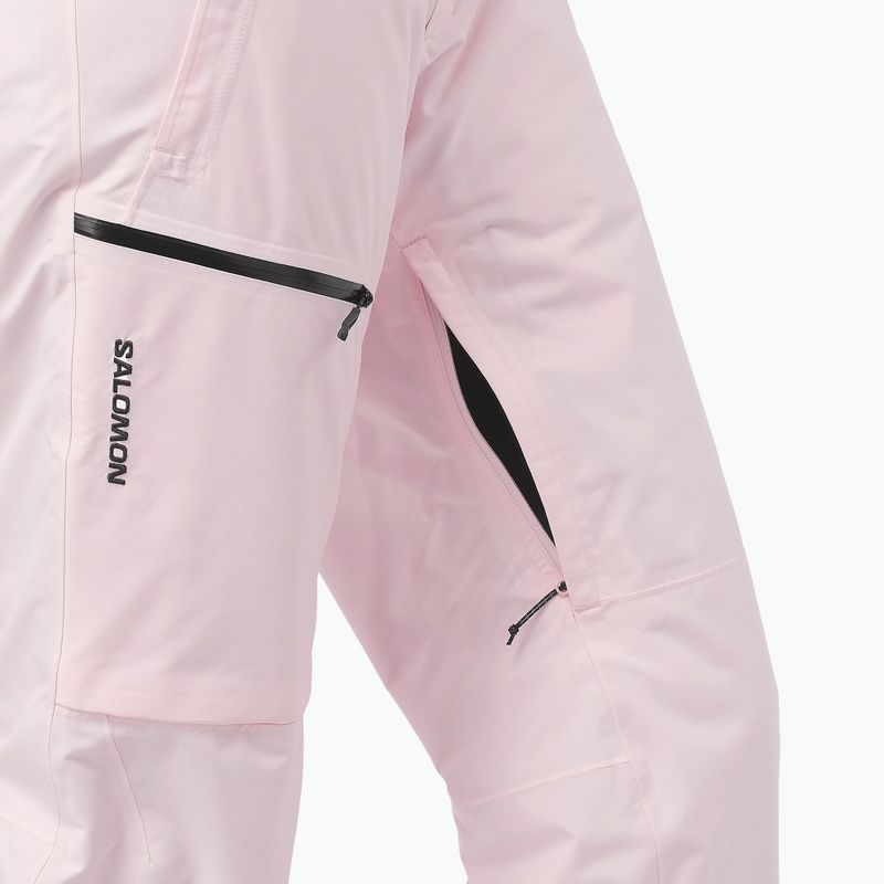 Spodnie narciarskie damskie Salomon Brilliant icy pink 4
