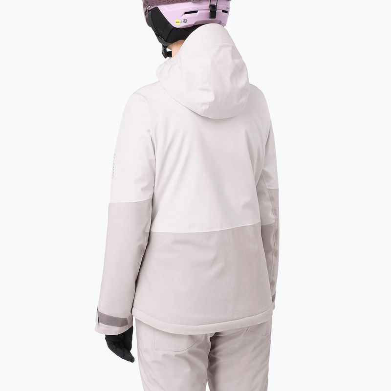 Kurtka narciarska damska Salomon Highland white sand/silver cloud 2