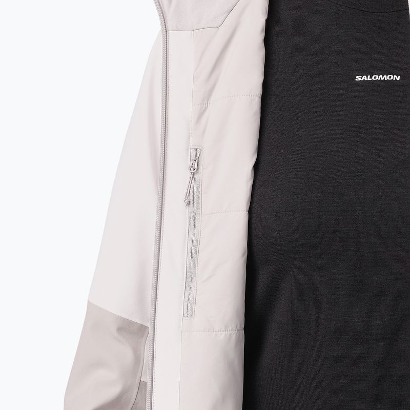 Kurtka narciarska damska Salomon Highland white sand/silver cloud 5