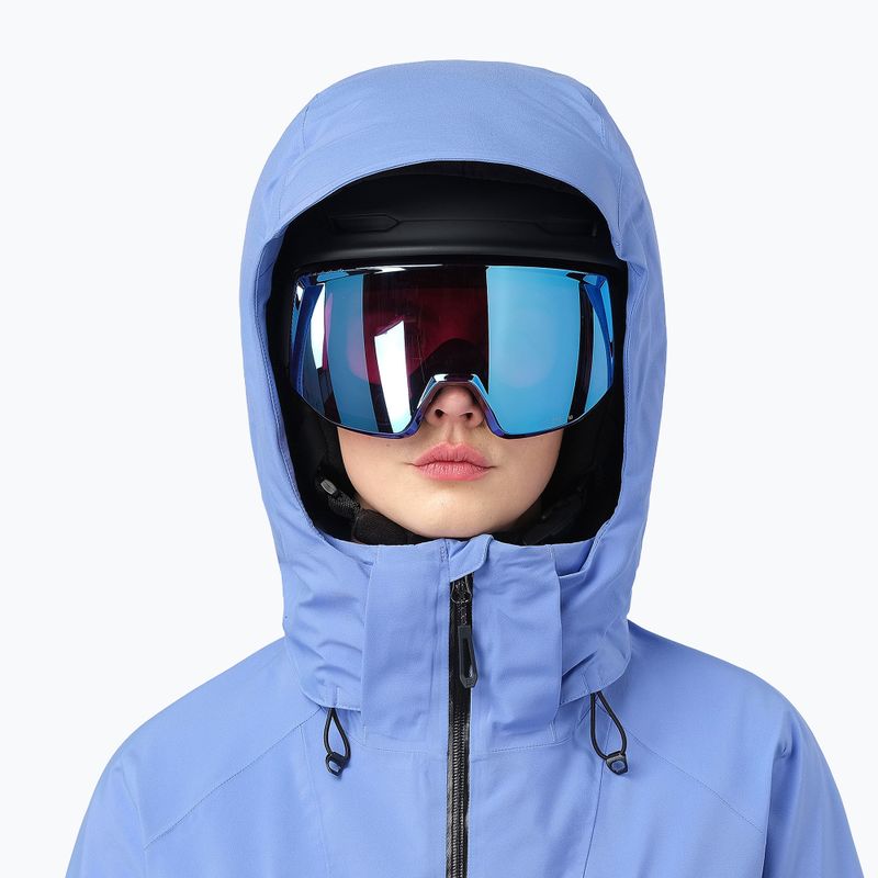 Kurtka narciarska damska Salomon Brilliant 2.0 wedgewood 3