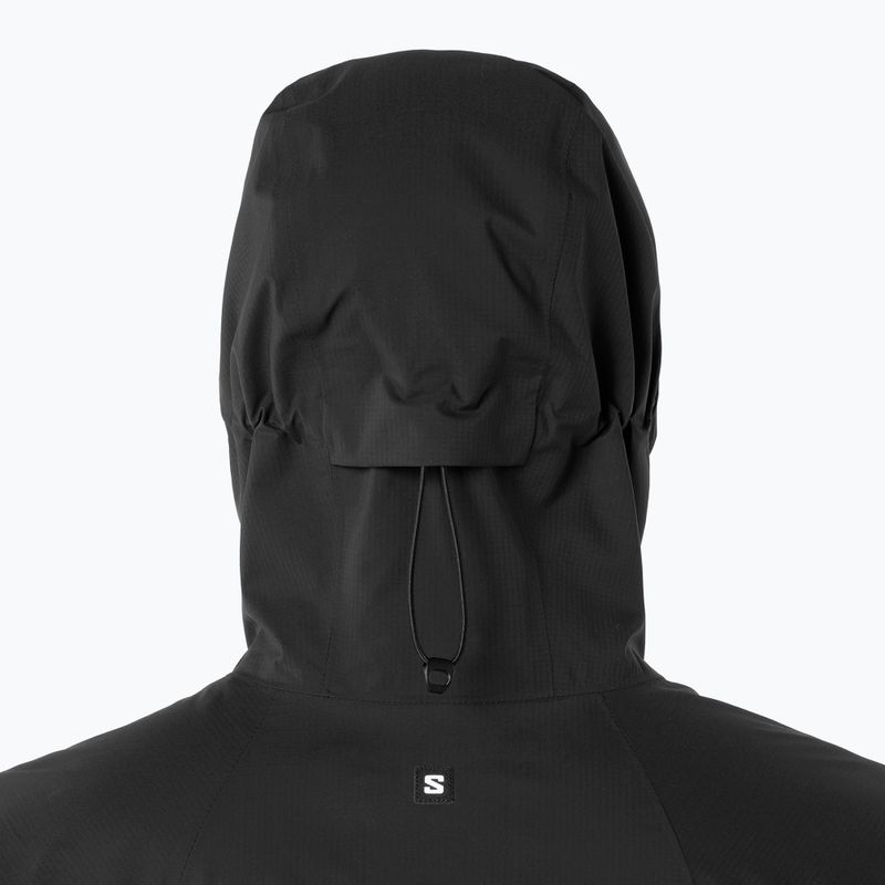 Kurtka przeciwdeszczowa męska Salomon Outquest 2.5L deep black 3