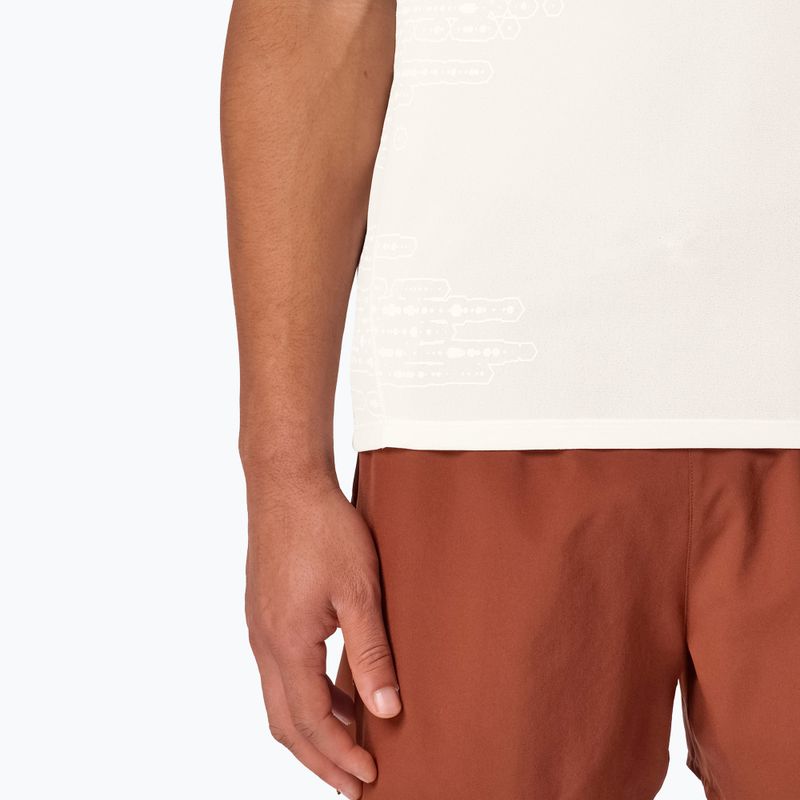 Koszulka do biegania męska Salomon Sense Aero GFX Tee SS whisper white/raind day/bright white 3