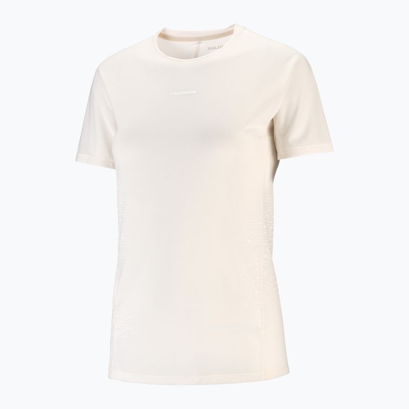 Koszulka do biegania damska Salomon Sense Aero GFX Tee SS whisper white/raind day/bright white