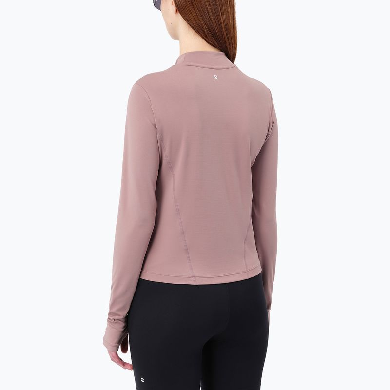 Longsleeve do biegania damski Salomon Bliss antler 2