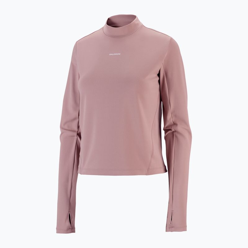 Longsleeve do biegania damski Salomon Bliss antler 5