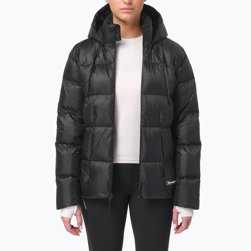 Kurtka puchowa damska Salomon Outpulse Down deep black