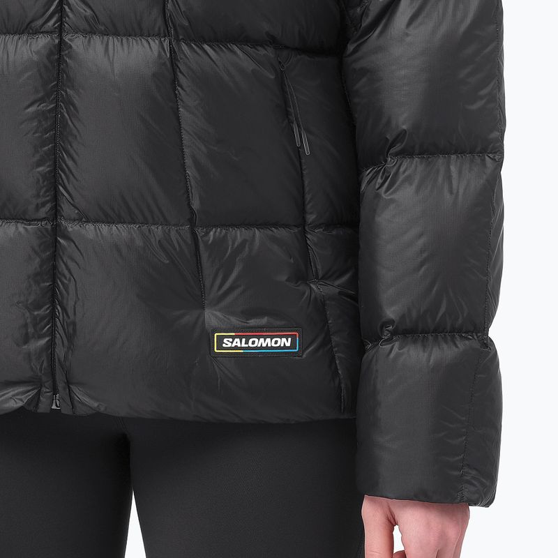 Kurtka puchowa damska Salomon Outpulse Down deep black 5